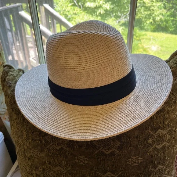 Lanzom Women Wide Brim Straw Hat
 UPF50+ New Without Tags - Picture 5 of 8